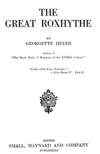 The great Roxhythe — Georgette Heyer cover