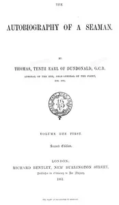 The autobiography of a seaman (volume 1 of 2) cover
