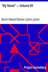 "My Novel" — Volume 09 — Edward Bulwer Lytton, Baron Lytton cover