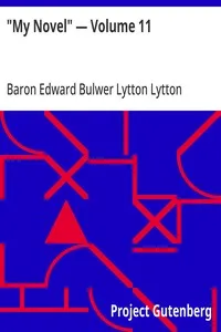 "My Novel" — Volume 11 — Edward Bulwer Lytton, Baron Lytton cover