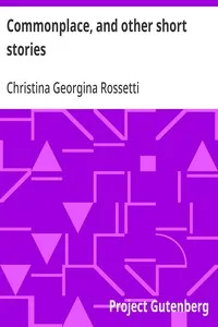 Commonplace, and other short stories cover