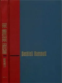 The Maltese falcon — Dashiell Hammett cover