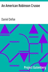 An American Robinson Crusoe — Daniel Defoe cover