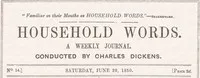 Household Words, No. 14, June 29, 1850: A weekly journal — Anonymous cover