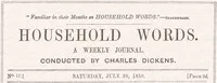 Household words, No. 17, July 20, 1850: A weekly journal — Anonymous cover