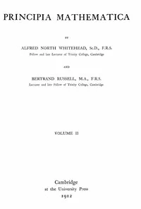 Principia mathematica, vol. 2 (of 3) cover