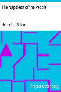 The Napoleon of the People — Honoré de Balzac cover