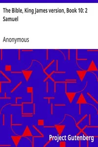 The Bible, King James version, Book 10: 2 Samuel — Anonymous cover