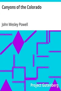 Canyons of the Colorado — John Wesley Powell cover