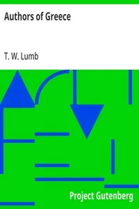 Authors of Greece — T. W. (Thomas Wallace) Lumb cover
