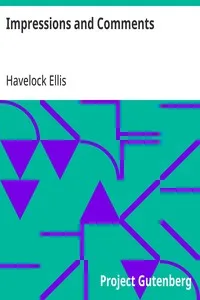 Impressions and Comments — Havelock Ellis cover