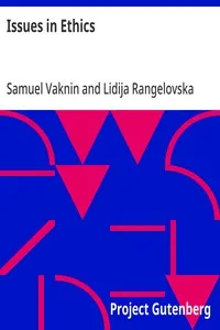 Issues in Ethics — Samuel Vaknin cover