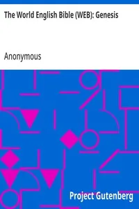 The World English Bible (WEB): Genesis — Anonymous cover