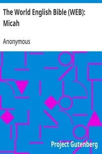 The World English Bible (WEB): Micah — Anonymous cover