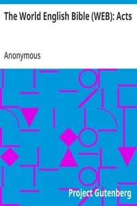 The World English Bible (WEB): Acts cover