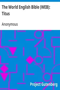 The World English Bible (WEB): Titus — Anonymous cover