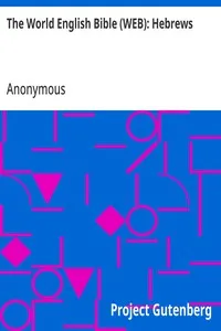 The World English Bible (WEB): Hebrews — Anonymous cover
