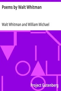 Poems by Walt Whitman cover