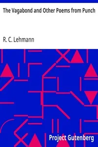 The Vagabond and Other Poems from Punch — R. C. (Rudolf Chambers) Lehmann cover
