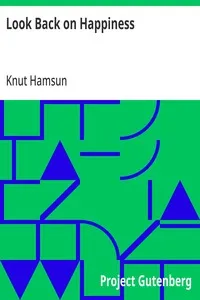 Look Back on Happiness — Knut Hamsun cover