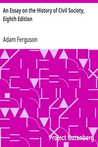 An Essay on the History of Civil Society, Eighth Edition cover