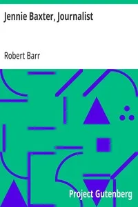 Jennie Baxter, Journalist — Robert Barr cover