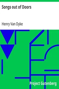Songs out of Doors — Henry Van Dyke cover