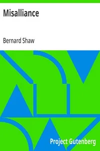 Misalliance — Bernard Shaw cover