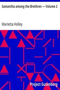 Samantha among the Brethren — Volume 2 — Marietta Holley cover