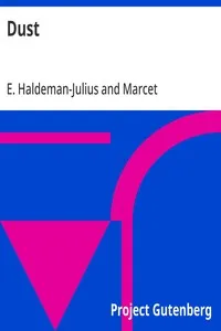 Dust — E. (Emanuel) Haldeman-Julius cover