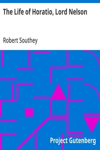 The Life of Horatio, Lord Nelson — Robert Southey cover