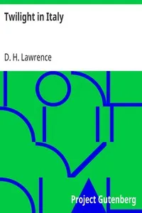 Twilight in Italy — D. H. (David Herbert) Lawrence cover