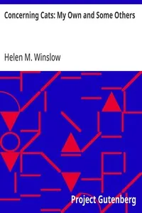 Concerning Cats: My Own and Some Others — Helen M. (Helen Maria) Winslow cover