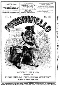 Punchinello, Volume 1, No. 10, June 4, 1870 — Various cover