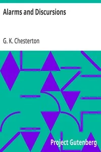 Alarms and Discursions — G. K. (Gilbert Keith) Chesterton cover