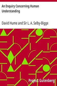 An Enquiry Concerning Human Understanding cover