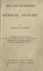 Nicholas Nickleby cover