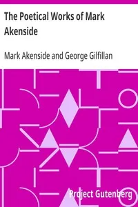 The Poetical Works of Mark Akenside — Mark Akenside cover