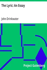 The Lyric: An Essay cover