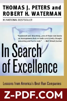 In Search of Excellence: Lessons from America's Best-Run Companies by Thomas J. Peters book cover
