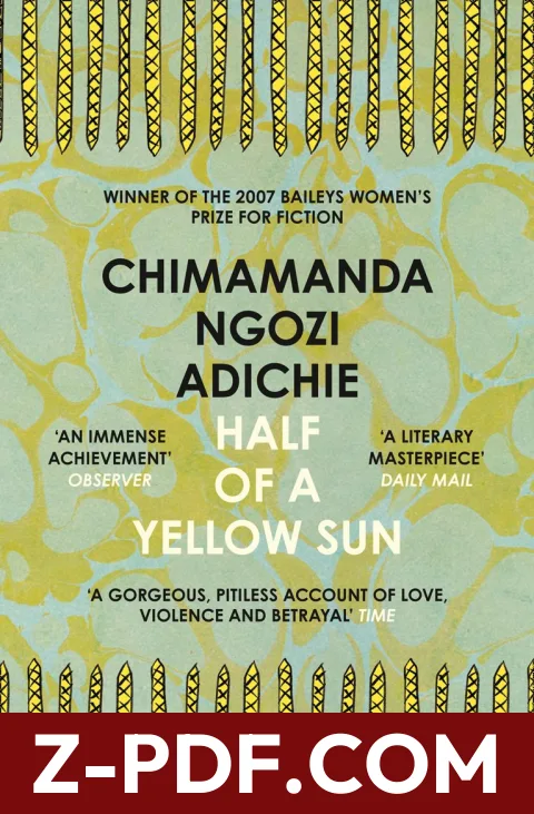 Half of a Yellow Sun by Chimamanda Ngozi Adichie book cover