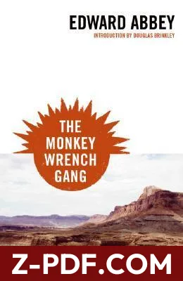 The Monkey Wrench Gang by Edward Abbey book cover