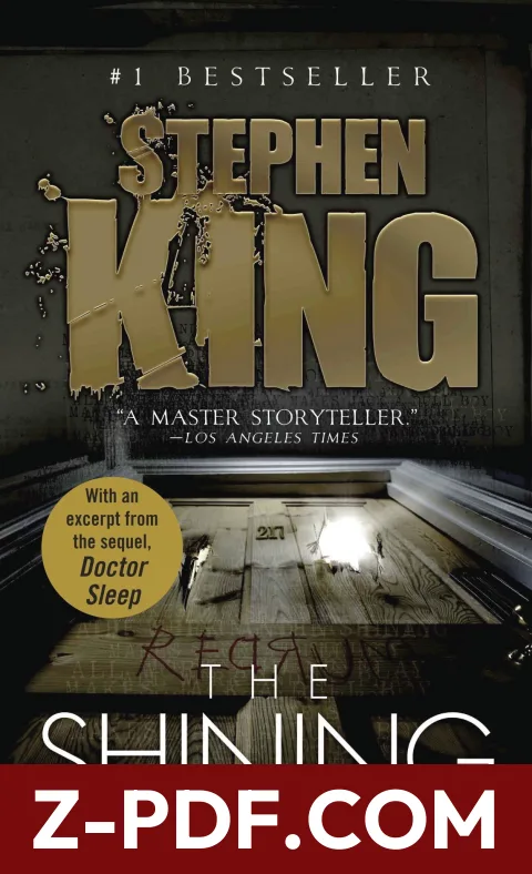 The Shining by Stephen King book cover