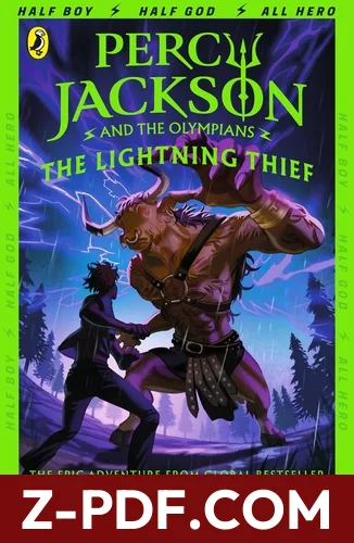 Percy Jackson and the Lightning Thief by Rick Riordan book cover