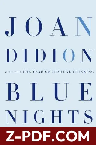 Blue Nights by Joan Didion book cover