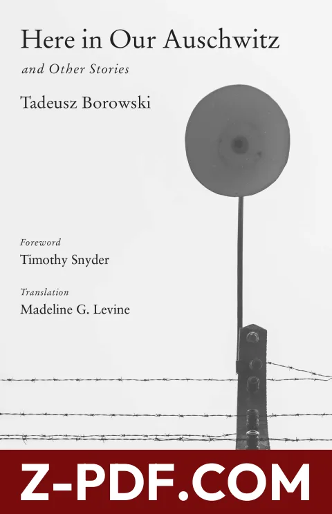 Here in Our Auschwitz and Other Stories by Tadeusz Borowski book cover