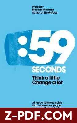 59 Seconds: Think a Little, Change a Lot by Richard Wiseman book cover