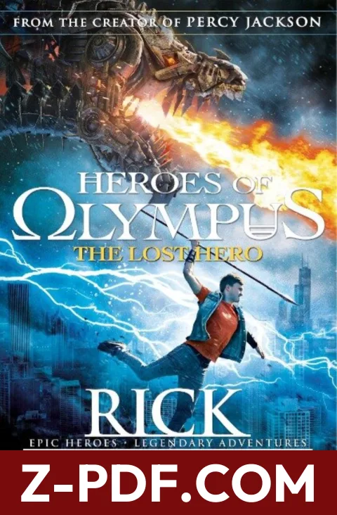 The Lost Hero by Rick Riordan book cover